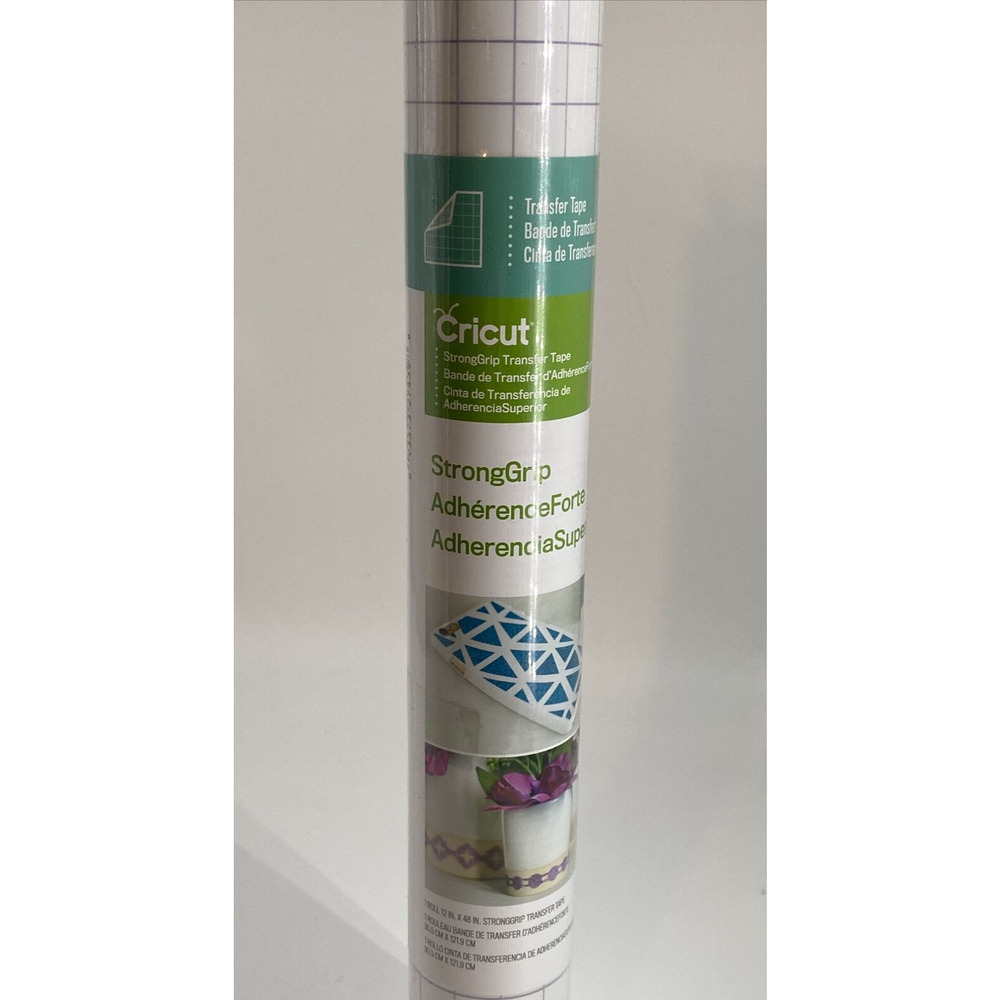 Cricut VINYL STRONG GRIP TRANSFER TAPE ONE ROLL 12" X 48" CLEAR